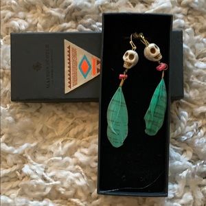Scotch & Soda/Maison Scotch skull earrings